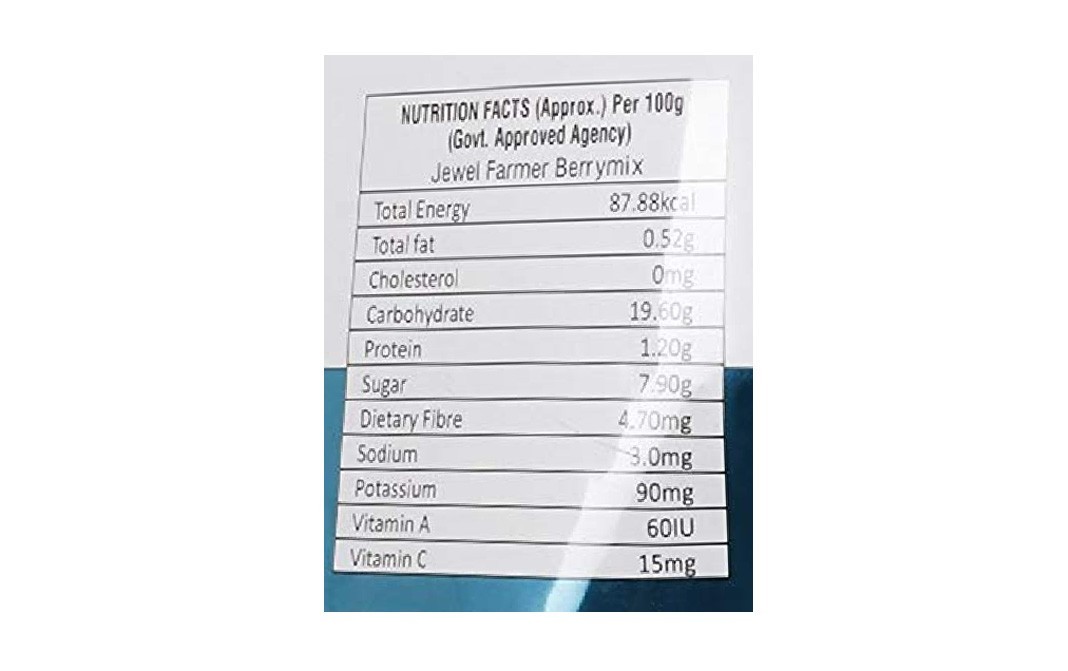 Jewel Farmer Berrymix Dried Mixed Berries   Pack  500 grams